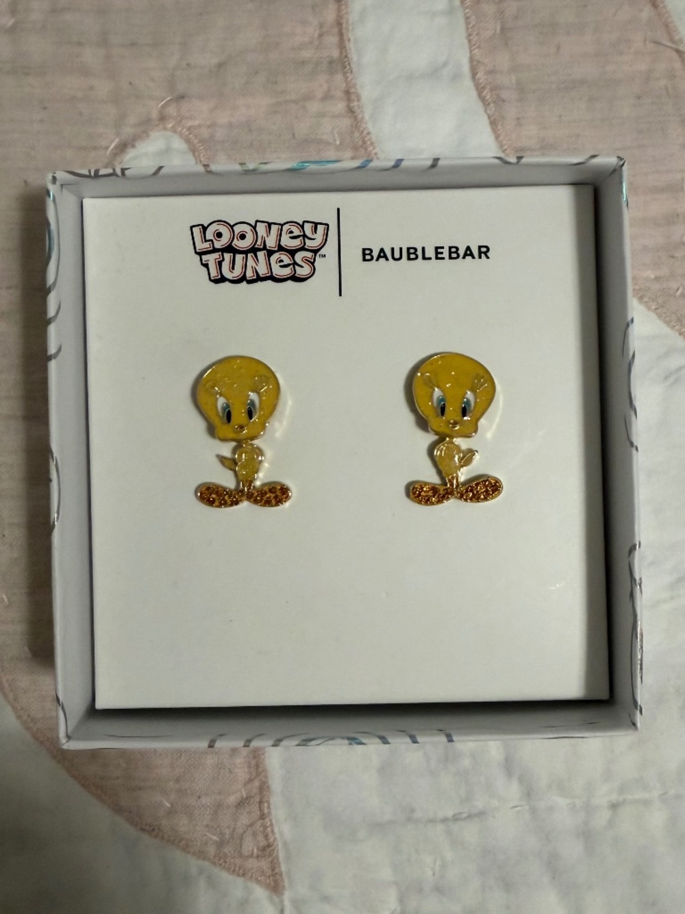 NWT - BaubleBar x Looney Tunes Tweety Bird Stud Earrings